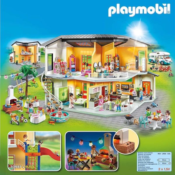 Espace detente avec piscine Playmobil 70987 6