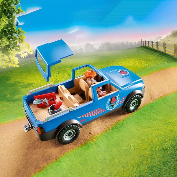 Marechal ferrant et vehicule PLAYMOBIL Country 70518 5