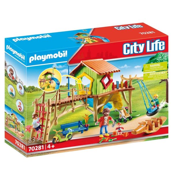 Parc de jeux et enfants Playmobil City Life - 70281 -