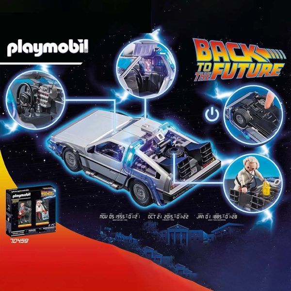 Retour vers le Futur DeLorean Playmobil 70317 3