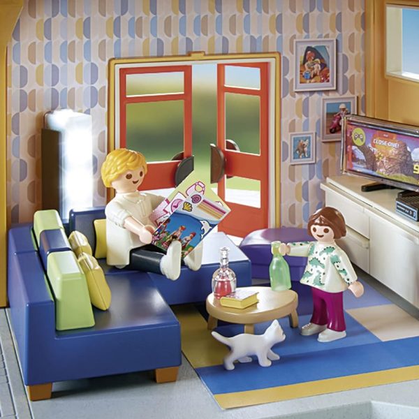 Salon Amenage PLAYMOBIL City Life 70989 3