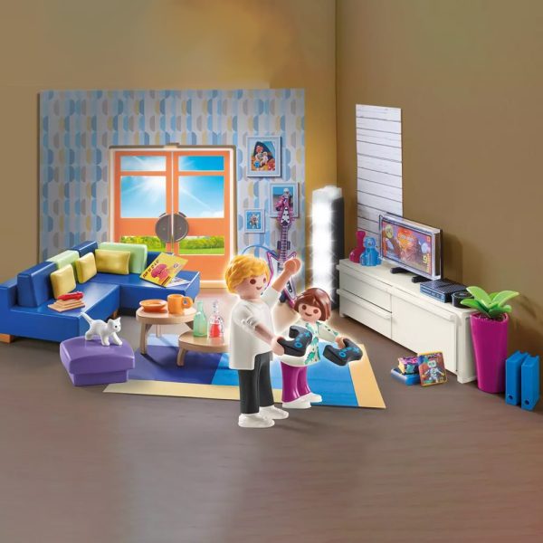 Salon Amenage PLAYMOBIL City Life 70989 4