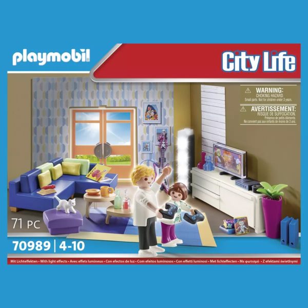 Salon Amenage PLAYMOBIL City Life 70989 6