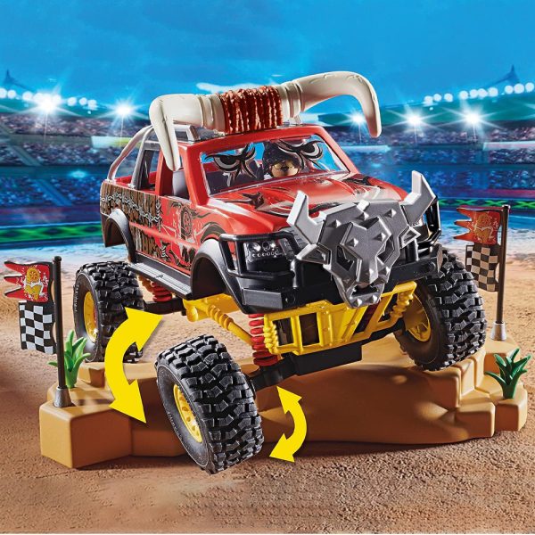 Stuntshow 4x4 de cascade Taureau Playmobil 70549 4