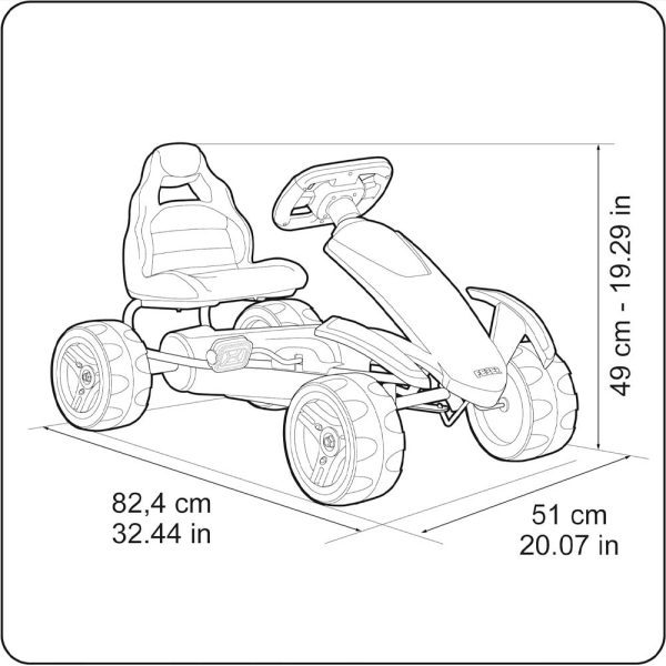 Pedalier kart Feber Famosa 6