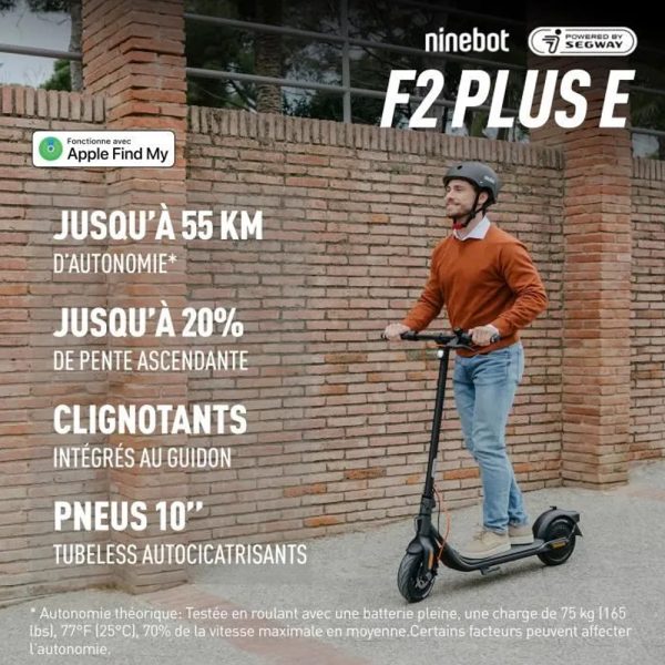 Trottinette électrique Ninebot KickScooter F2 Plus