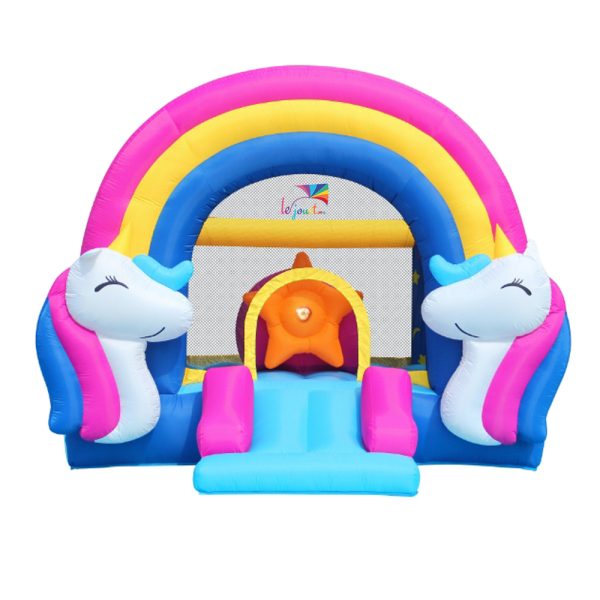 Grande Aire de jeux gonflable FANTASY UNICORN – Happy hop – 8004 – 6