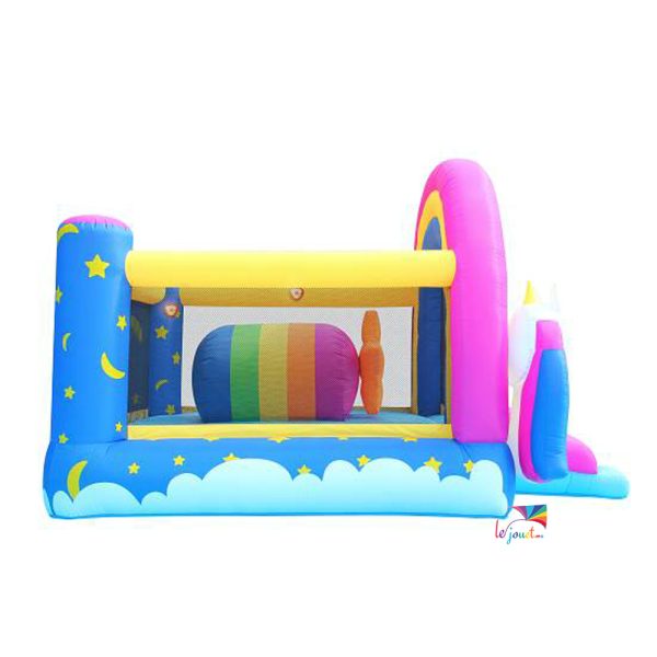 Grande Aire de jeux gonflable FANTASY UNICORN – Happy hop – 8004 – 7