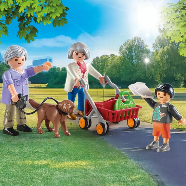 Grands-Parents avec Petit-Fils PLAYMOBIL - City Life -70990-