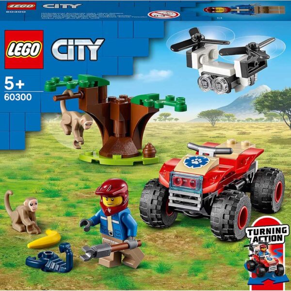 LEGO City Le quad de sauvetage des animaux sauvages – Image 3