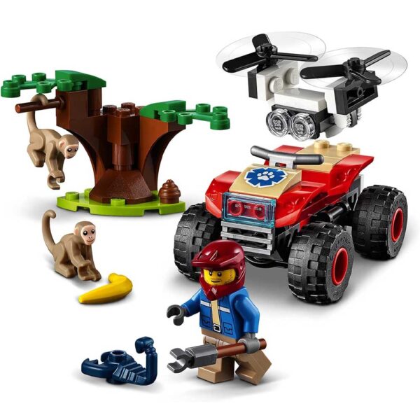 LEGO City Le quad de sauvetage des animaux sauvages – Image 6