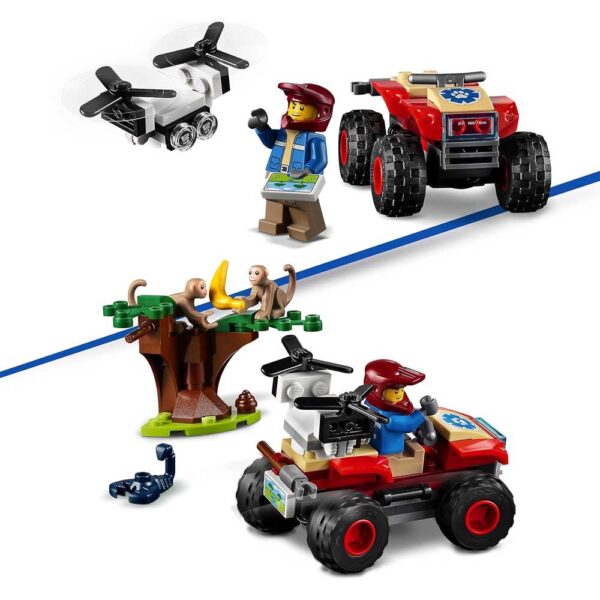 LEGO City Le quad de sauvetage des animaux sauvages – Image 7