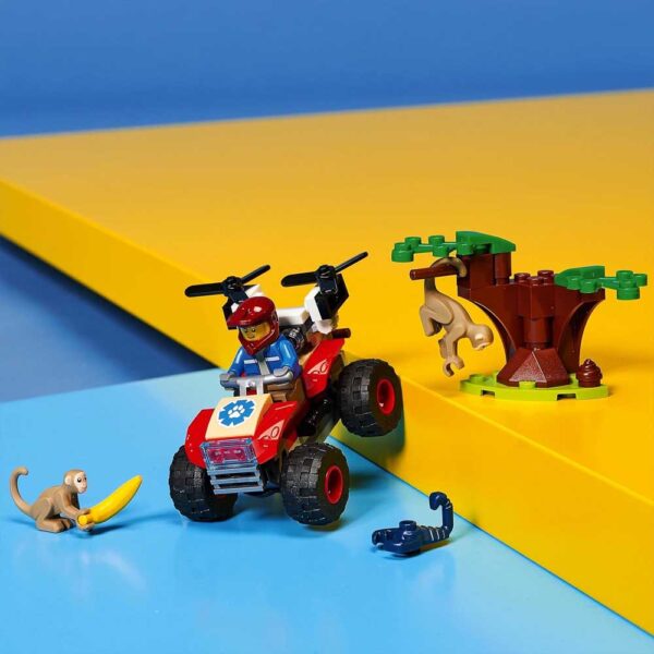 LEGO City Le quad de sauvetage des animaux sauvages