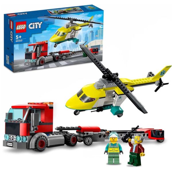 LEGO City Le transport de l’hélicoptère de secours