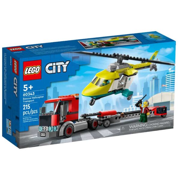 LEGO City Le transport de l’hélicoptère de secours – Image 5