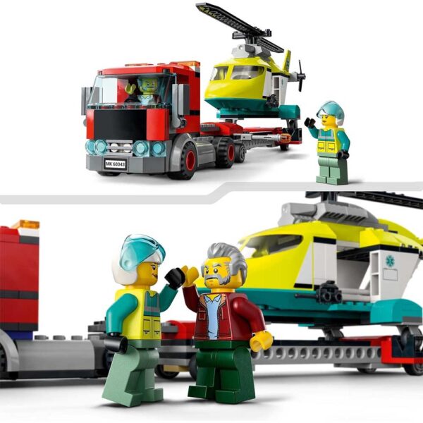 LEGO City Le transport de l’hélicoptère de secours – Image 7