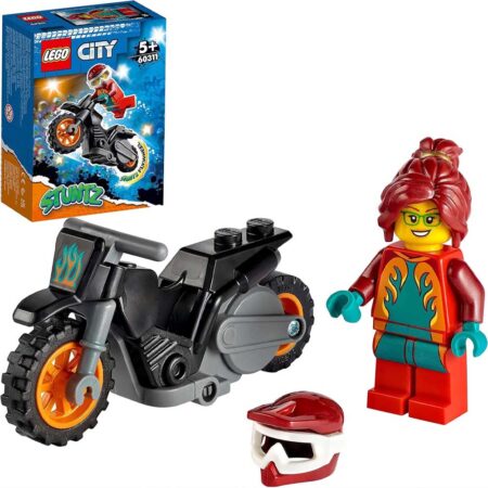 La moto de cascade de Feu-LEGO City Stuntz