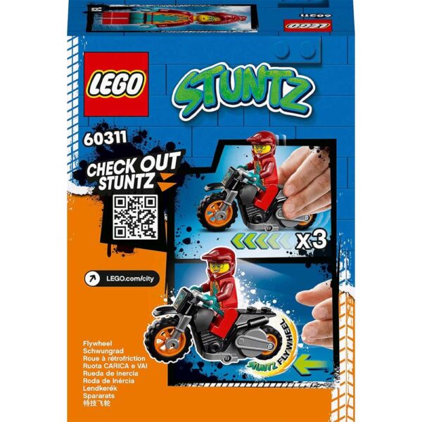 La moto de cascade de Feu-LEGO City Stuntz