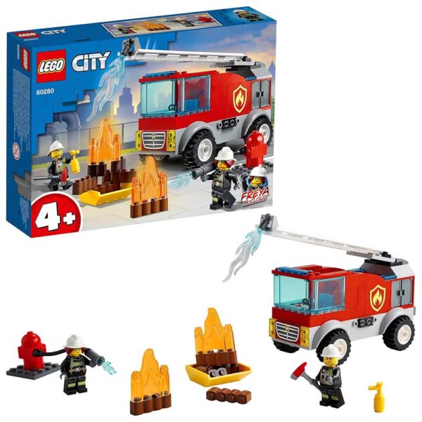 Le camion de pompiers avec échelle LEGO® City