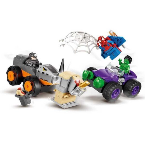 Le combat des camions. Hulk contre le Rhino - LEGO® Marvel Spidey