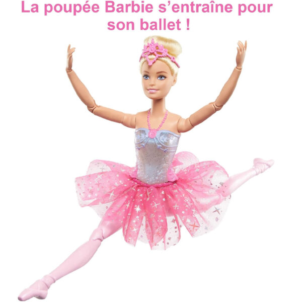 Poupée Ballerine Étoilée avec Lumières Magiques Barbie – Image 4