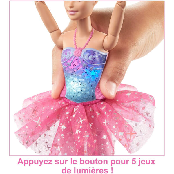 Poupée Ballerine Étoilée avec Lumières Magiques Barbie – Image 5