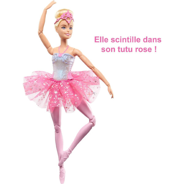 Poupée Ballerine Étoilée avec Lumières Magiques Barbie – Image 6