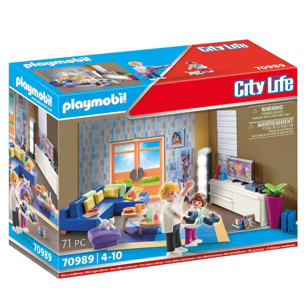 Salon Aménagé - PLAYMOBIL - City Life - La Maison Moderne - 70989 -