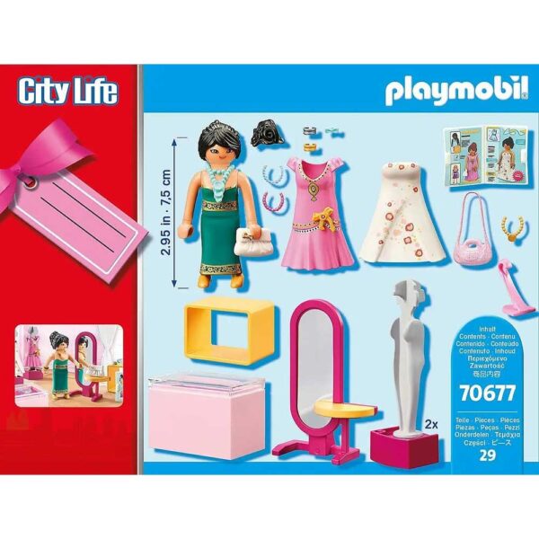 Set cadeau Boutique de mode - City Life- La Maison Moderne-Playmobil 70677 – Image 4