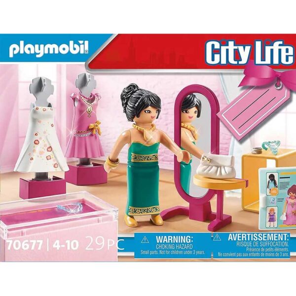 Set cadeau Boutique de mode - City Life- La Maison Moderne-Playmobil 70677 – Image 5