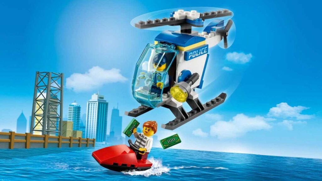 lhelicoptere de la police LEGO® City