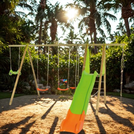 Portique boismétal Techwood MAKUTA 2,30 m - Trigano