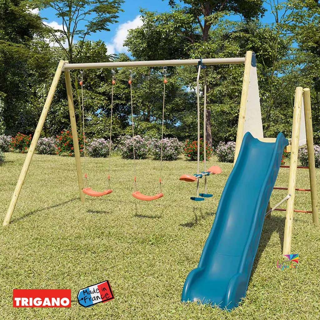 Portique en bois/métal Techwood Harmonie ROMY - Trigano 1 Portique en bois/métal Techwood Harmonie ROMY - Trigano
