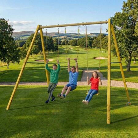 Balançoire en bois poutre métal 3 m Adulte SKYLER - Trigano