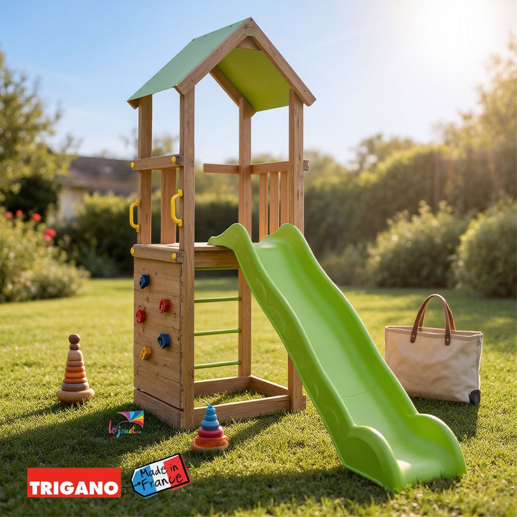 +- + Tour de jeux bois SUNNY XPERIENCE - Trigano (7) Tour de jeux bois SUNNY XPERIENCE Trigano 7 1