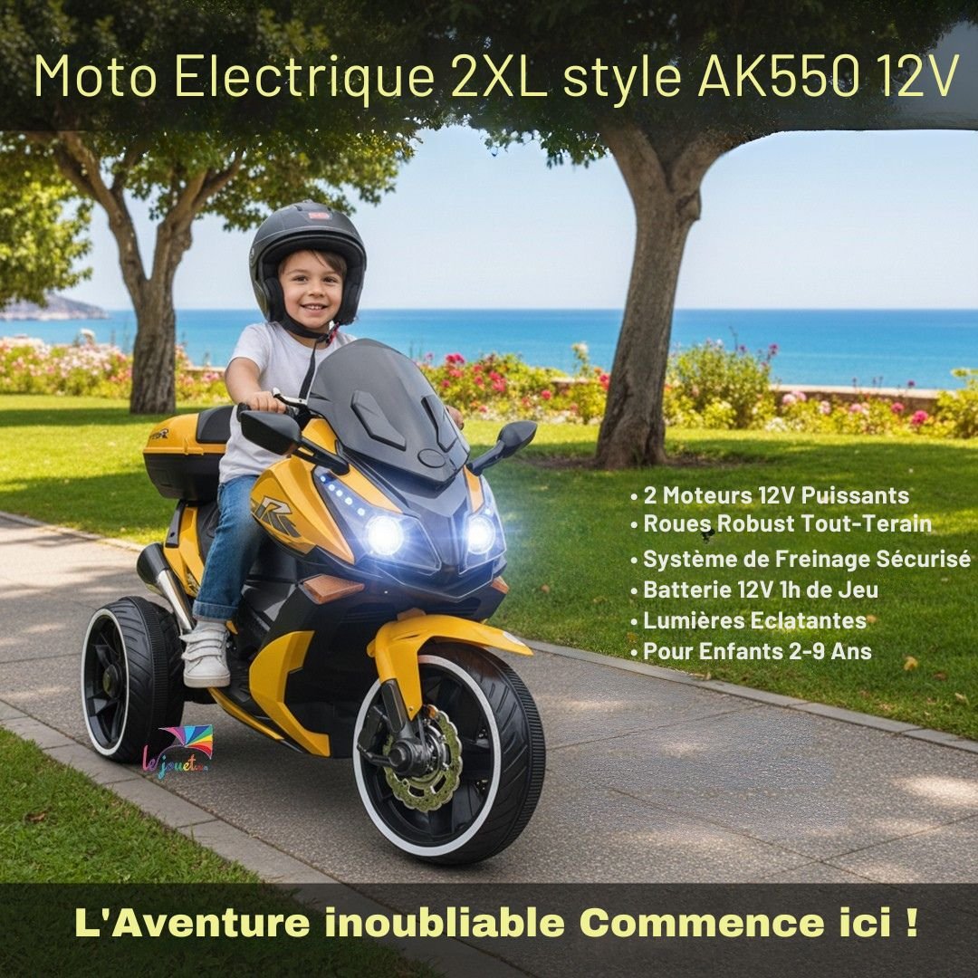 + Moto Electrique 2XL style AK550 12V (2) Moto Electrique 2XL style AK550 12V 2