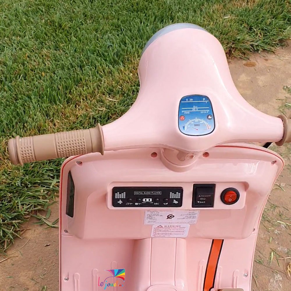 Moto électrique pour enfants Style Vespa 12V 12 Moto électrique pour enfants Style Vespa 12V – Image 12