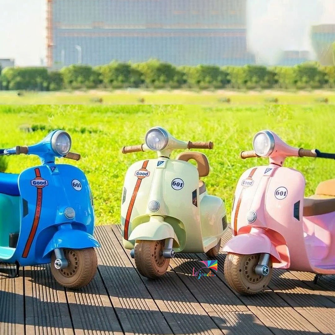 Moto électrique pour enfants Style Vespa 12V 7 Moto électrique pour enfants Style Vespa 12V – Image 7
