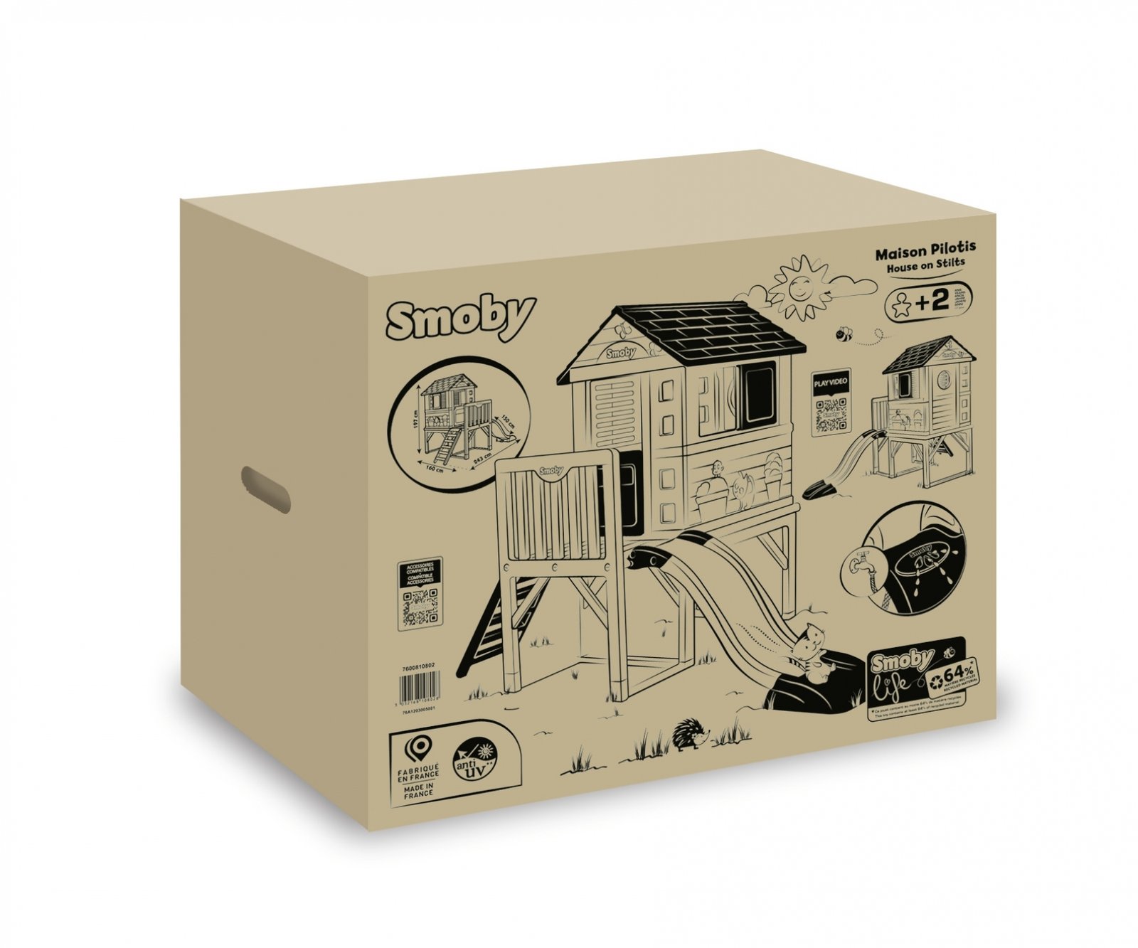 Smoby Life Maison Pilotis 11 Smoby Life Maison Pilotis – Image 11