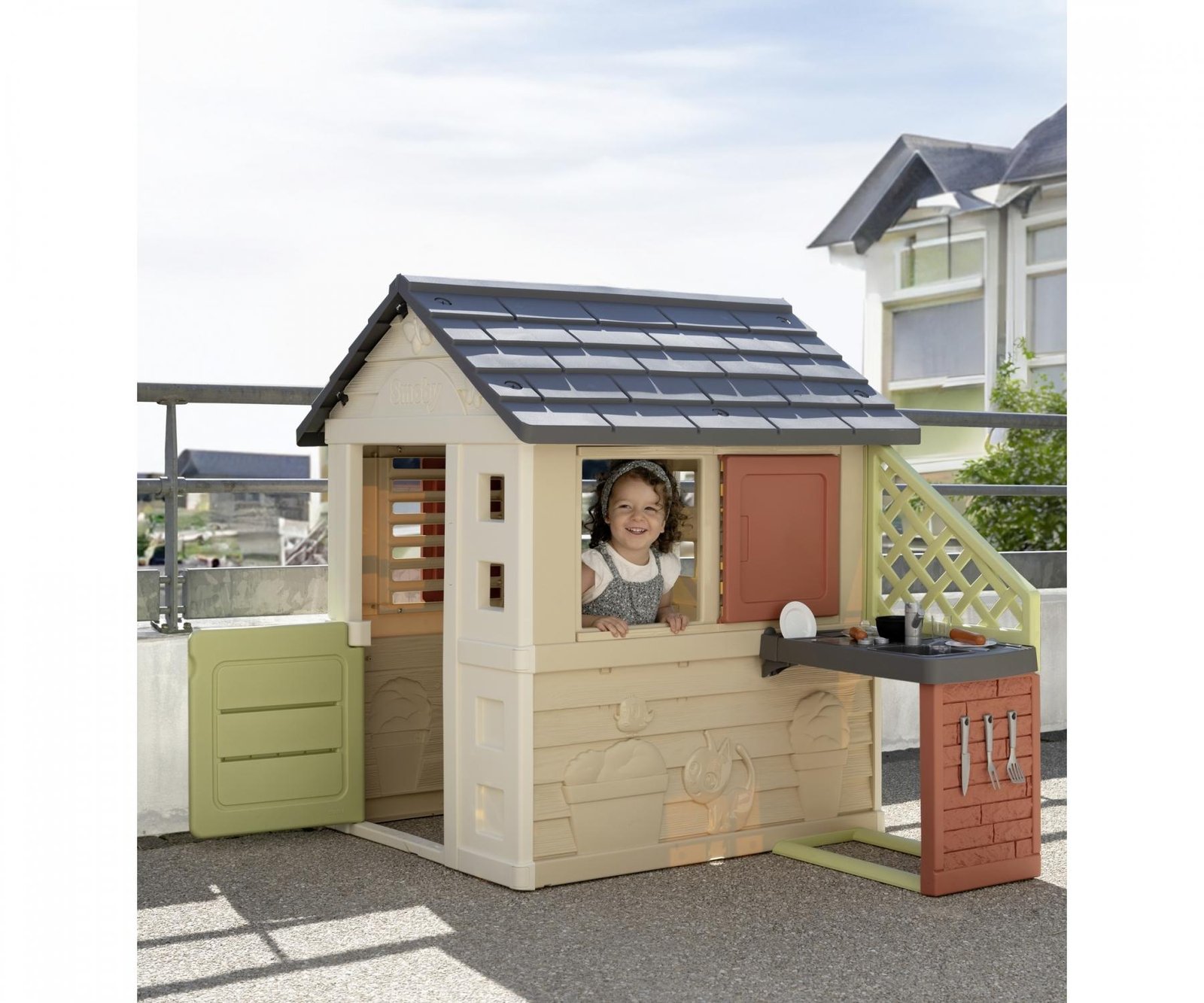 Smoby Life Maison Nature avec cuisiné d’été 2 Smoby Life Maison Nature avec cuisiné d’été – Image 2