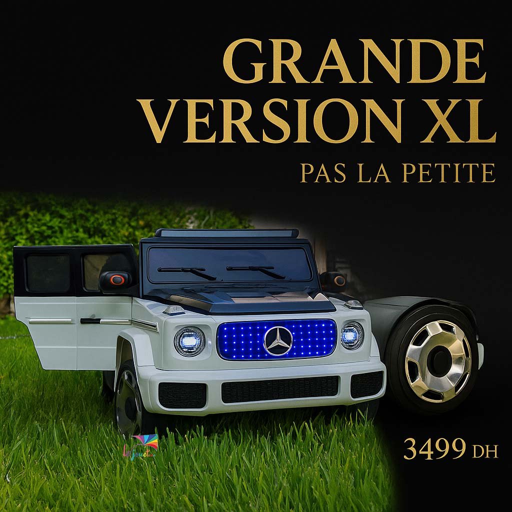 La Style Mercedes Classe G Électrique 12V – Version Luxe avec siège cuir & LED (5) La Style Mercedes Classe G Electrique 12V – Version Luxe avec siege cuir LED 5
