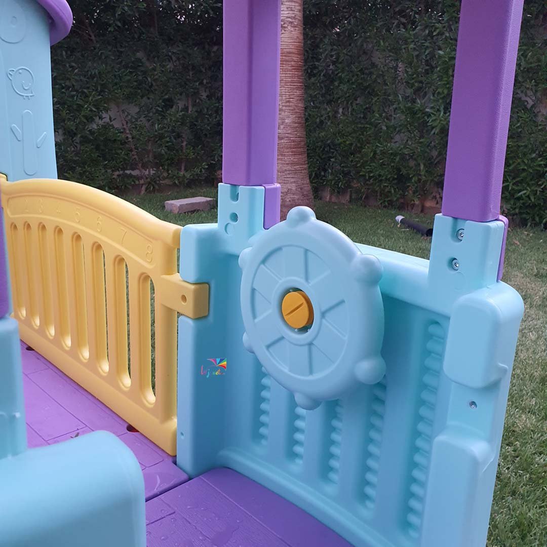 Aire de Jeux Multi-Activités XXL – Toboggan, Passerelle & Cachette 14 Aire de Jeux Multi-Activités XXL – Toboggan, Passerelle & Cachette – Image 14