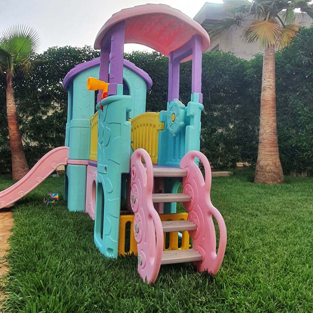 Aire de Jeux Multi-Activités XXL – Toboggan, Passerelle & Cachette 15 Aire de Jeux Multi-Activités XXL – Toboggan, Passerelle & Cachette – Image 15